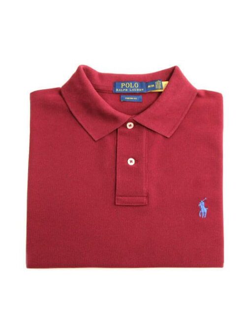 Camiseta Polo Pique Hombre Vinotinto - Golden Wear Colombia