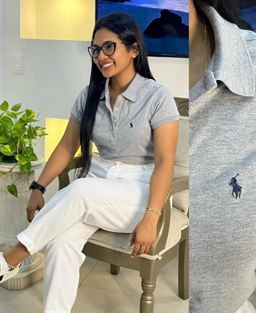 Camiseta Polo Pique Mujer Gris - Golden Wear Colombia