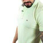 Camiseta Tommy Pique Hombre menta