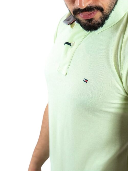 Camiseta Tommy Pique Hombre menta - Golden Wear Colombia