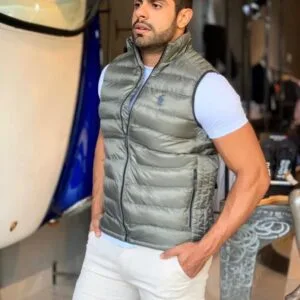 CHALECO BEIGE OSCURO - Golden Wear Colombia