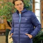 Chaqueta Acolchada Hombre Polo Azul Oscuro