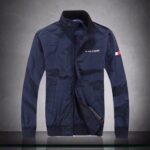Chaqueta Cortavientos Hombre Tommy Azul Oscuro