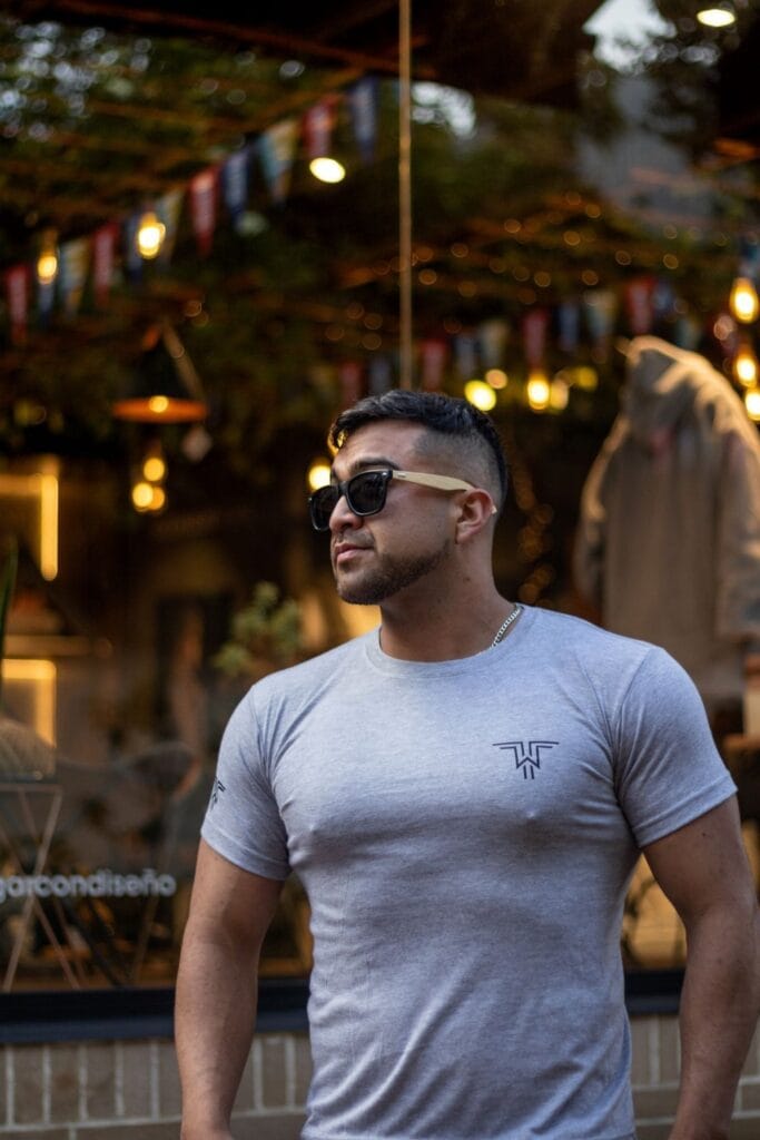 Gris Cuello Redondo Team Wear - Golden Wear Colombia