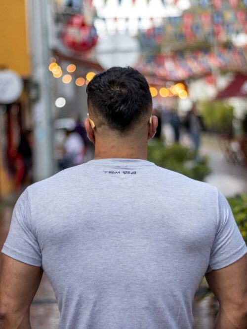 Gris Cuello Redondo Team Wear - Golden Wear Colombia