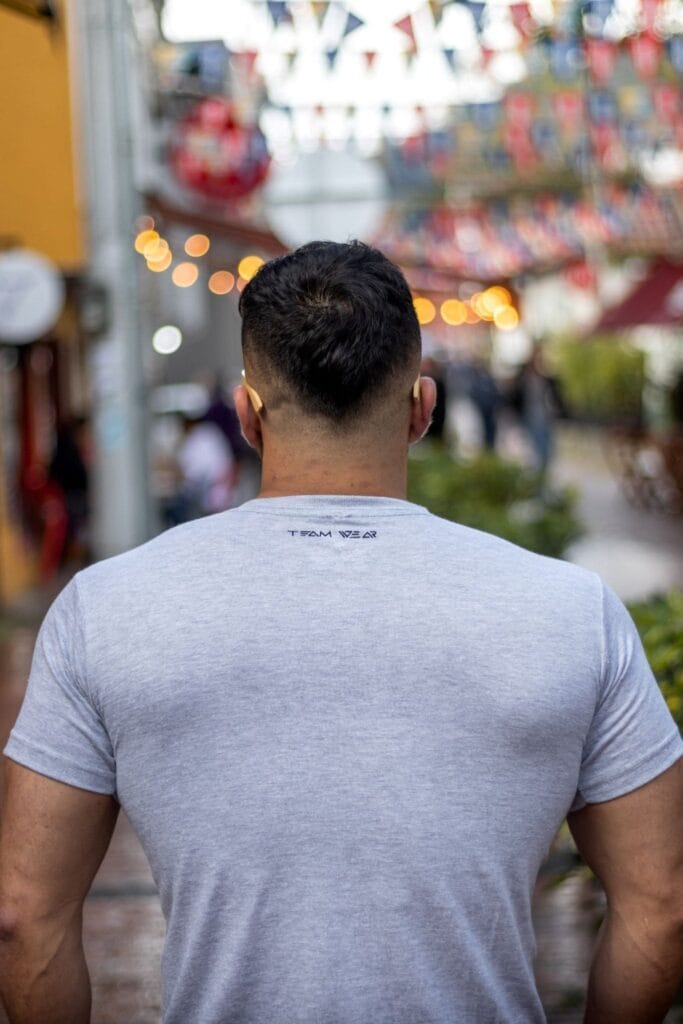 Gris Cuello Redondo Team Wear - Golden Wear Colombia