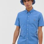 Camisa Rain Hombre Lila Manga Corta
