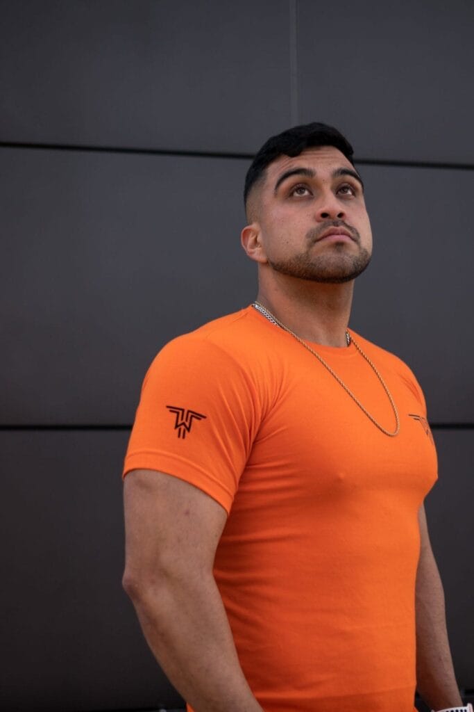 Naranja Cuello Redondo Team Wear - Golden Wear Colombia