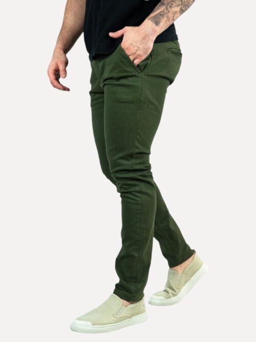 Pantalón Hombre Verde Militar - Golden Wear Colombia