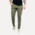Pantalón Hombre Verde Oliva