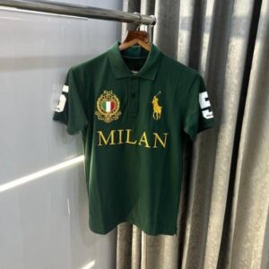 Camiseta Polo Pique Hombre MILAN RL RACING Verde