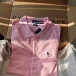 Camiseta Polo Pique Mujer Rosada