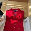 Camiseta Polo Pique Mujer Roja