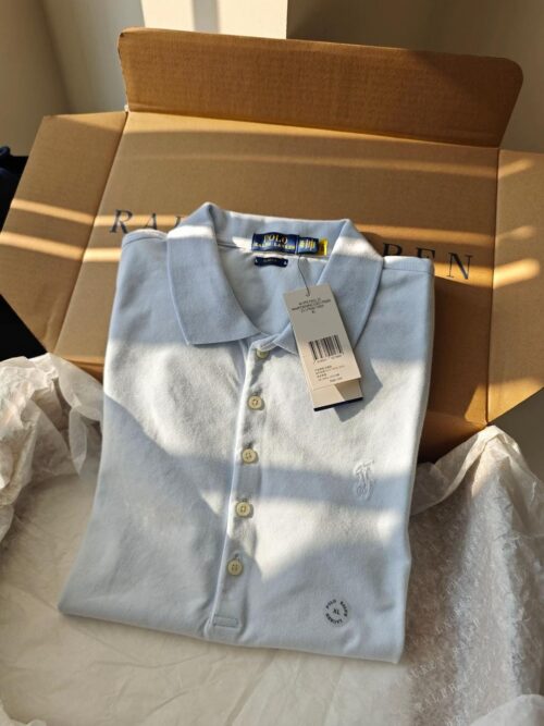 Camiseta Polo Pique Mujer Aguamarina