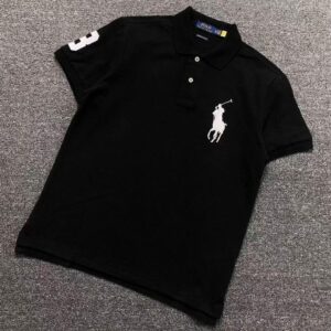Tipo polo de Hombre Negro BIG PONY #1