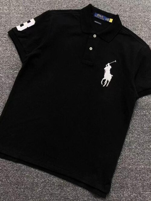 Tipo polo de Hombre Negro BIG PONY #1