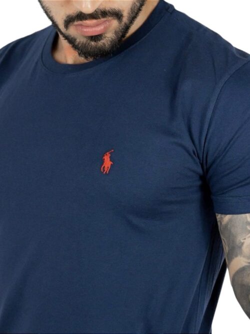 Sueter Hombre Azul Oscuro Cuello Redondo - Golden Wear Colombia