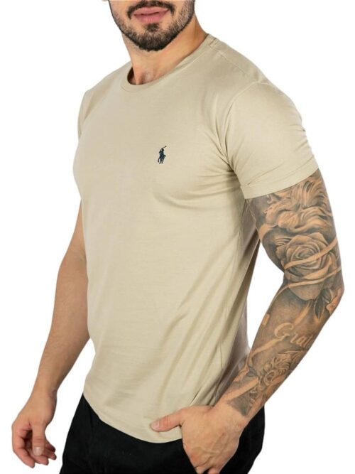 Sueter Hombre Beige Cuello Redondo - Golden Wear Colombia