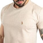 Sueter Hombre Beige Cuello Redondo Rain