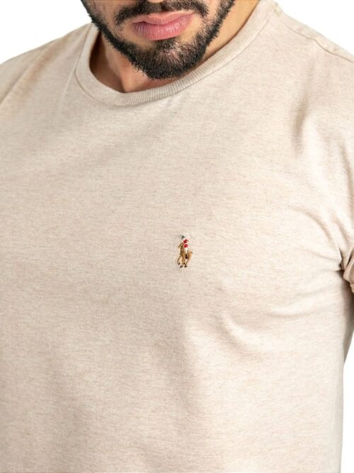Sueter Hombre Beige Cuello Redondo Rain - Golden Wear Colombia