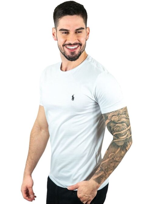Sueter Hombre Blanca Cuello Redondo - Golden Wear Colombia