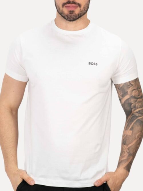Sueter Hombre Blanco Boss - Golden Wear Colombia