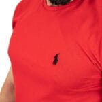 Sueter Hombre Roja Cuello Redondo