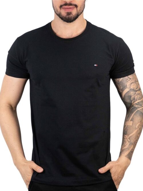 Sueter Negra Tommy - Golden Wear Colombia