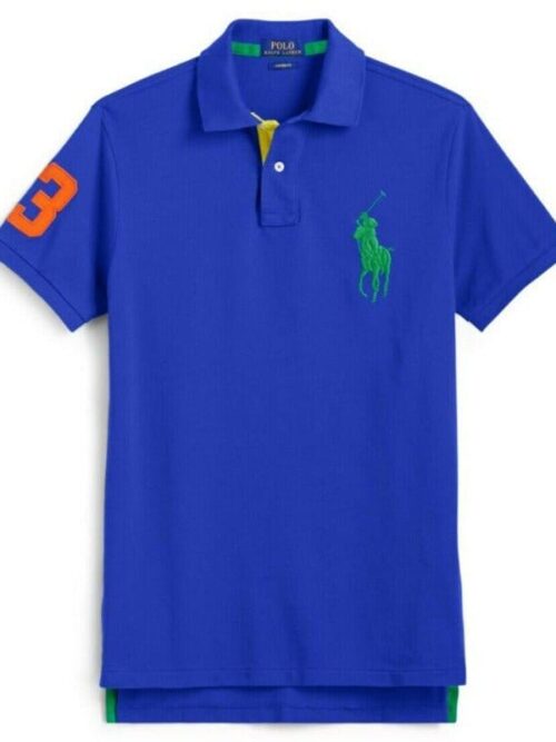 Tipo polo de Hombre azul rey BIG PONY - Golden Wear Colombia