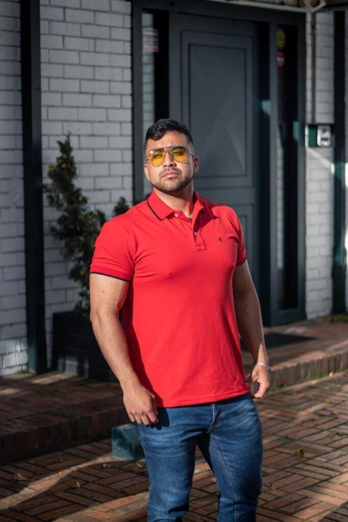Tipo polo Roja CH - Golden Wear Colombia