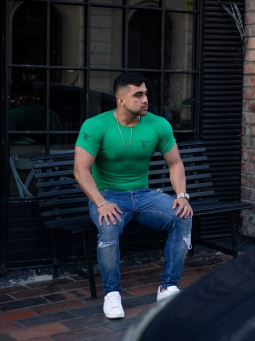 Verde Cuello Redondo Team Wear - Golden Wear Colombia
