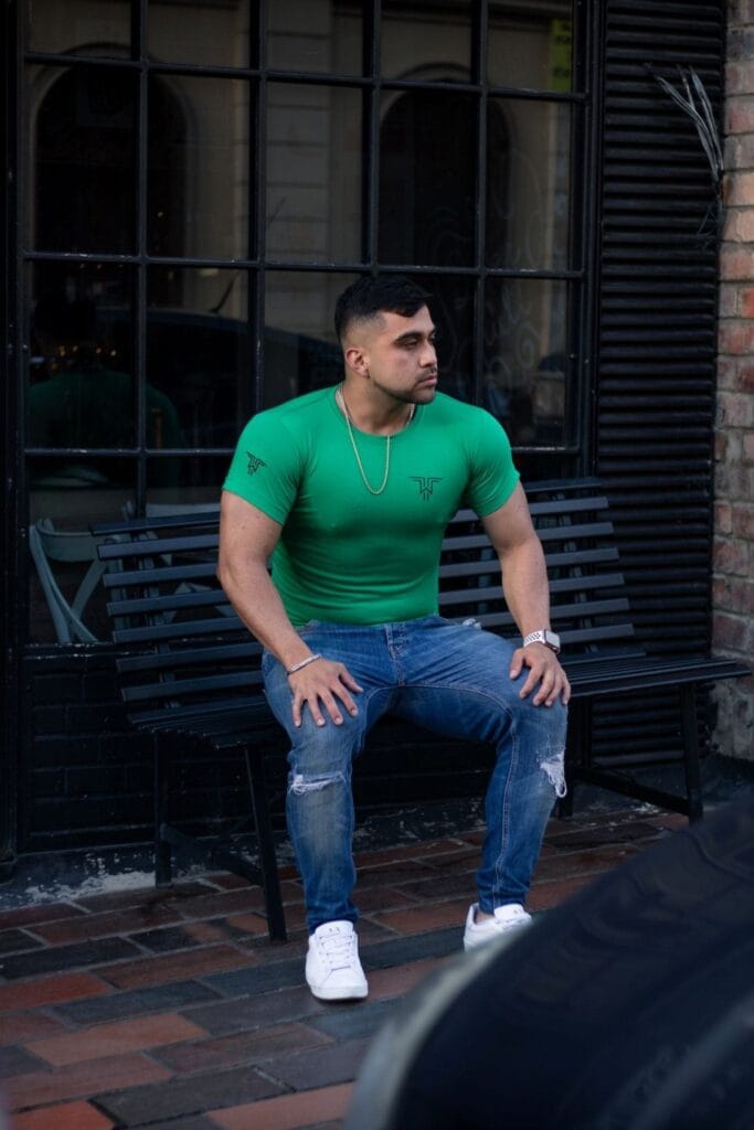 Verde Cuello Redondo Team Wear - Golden Wear Colombia