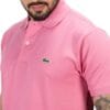 Camiseta Lacoste Pique Hombre Rosada