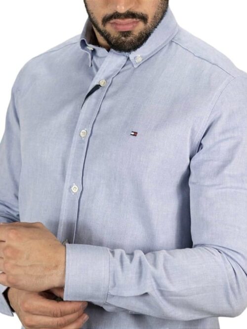 Camisa Hombre Lavanda Tommy