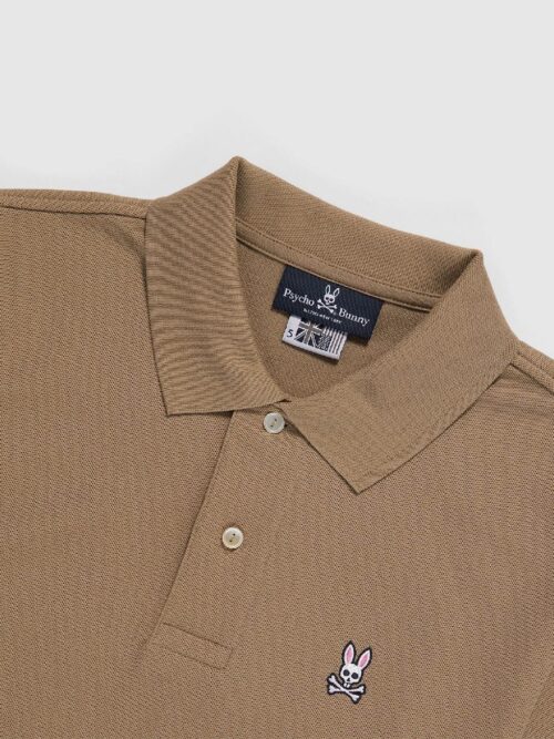 Camiseta Polo Pique Phyco Hombre Beige