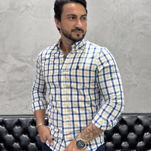 Camisa Hombre Cuadros #12