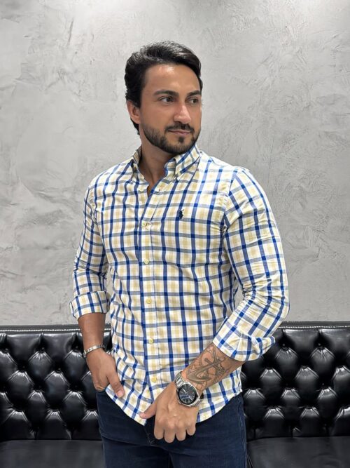Camisa Hombre Cuadros #12